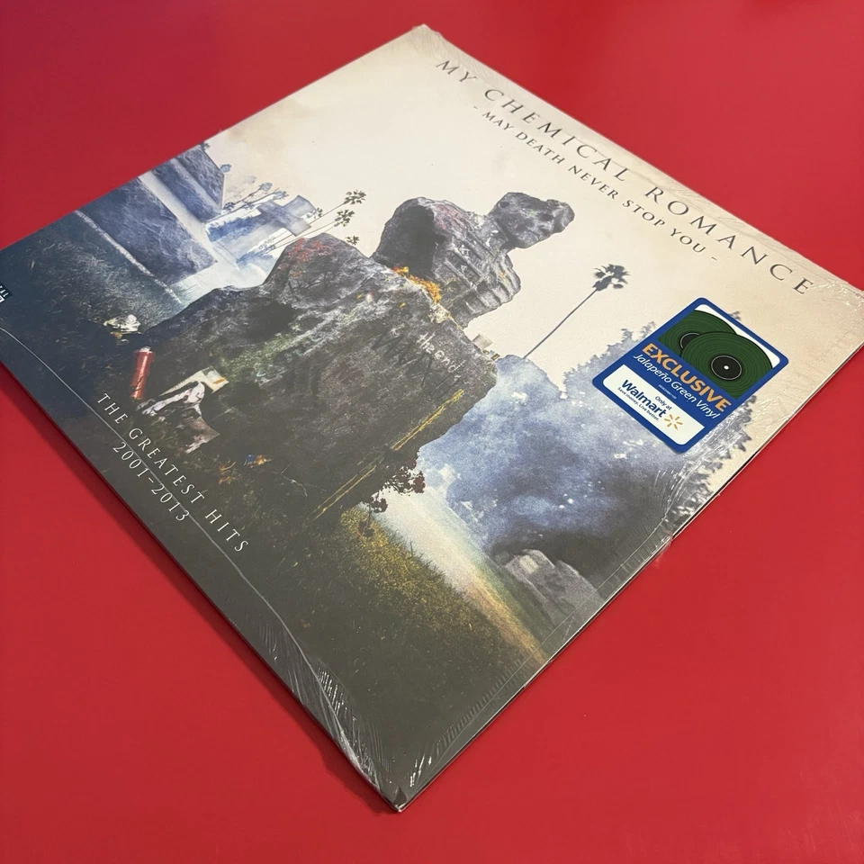 My Chemical Romance- May Death Never Stop You - Green Vinyl- New FREE SHIPPING - Image 3 of 4