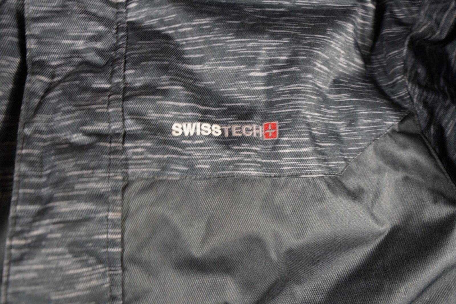 Swiss Tech Womens Black 2 Piece Coat XL Zip out Liner/Light Jacket Zip Pockets image 4