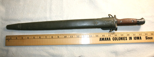 WW1 British P1907 Bayonet By  James A. Chapman  w/Scabbard