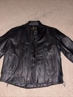 Himalaya Motor Bike Wear Jacket Mens 2XL 46 Black Leather Motorcycle Biker Coat — photo 1