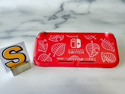 Nintendo Switch Lite Animal Crossing Isabelle Aloha Pattern console