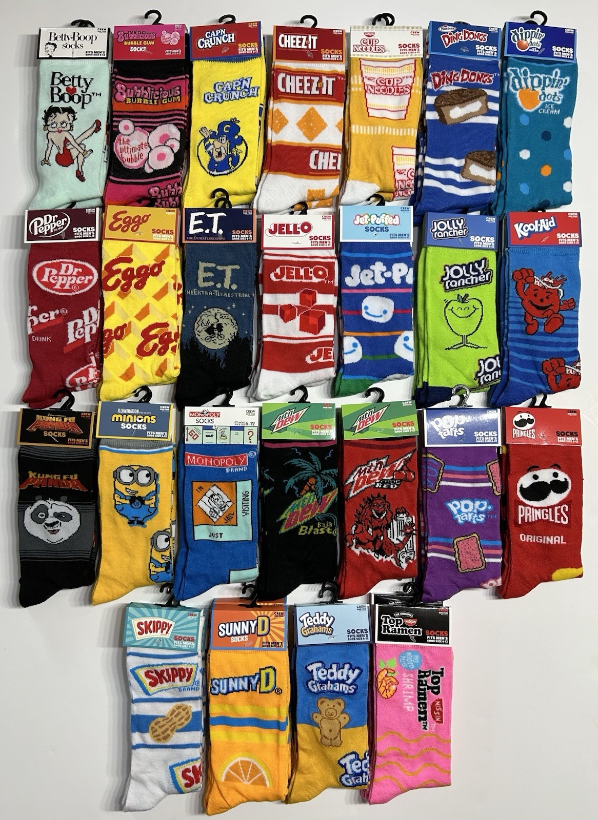 New Style Odd Sox Crazy Funny Novelty Crew Socks Adult Women’s Men’s Size 6-12