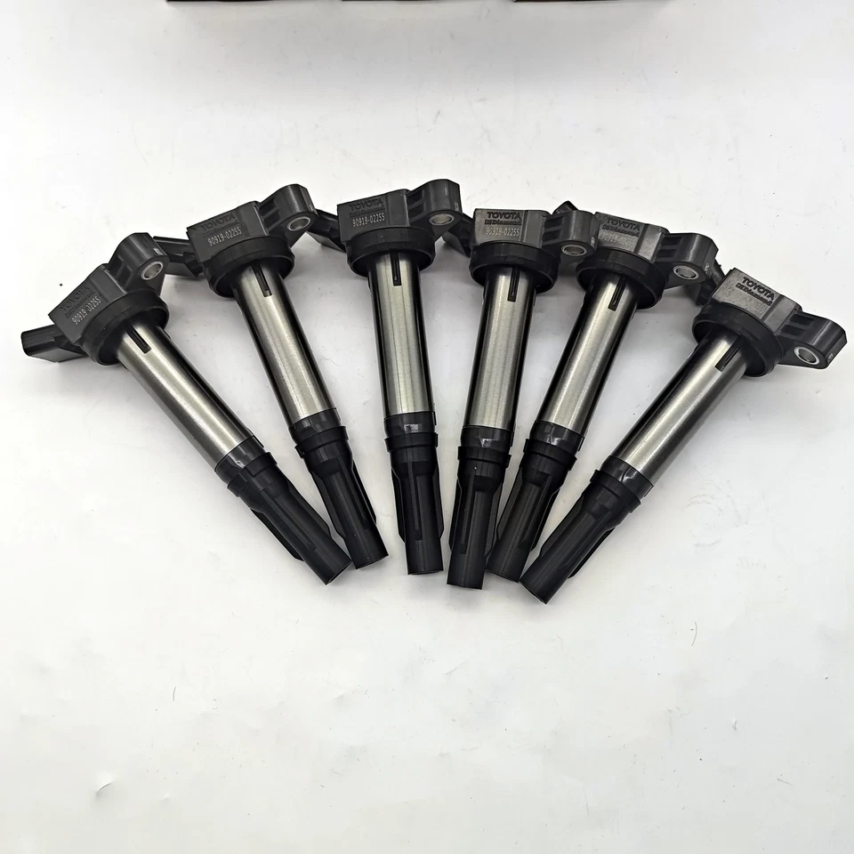 6PCS OEM Denso 673-1309 Ignition Coil For Toyota/Lexus V6/8 Engines 90919-02255 Foto 4 de 4