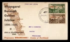 DR WHO 1946 NEW ZEALAND FDC HEALTH BOY SCOUTS SEMI POST COMBO M72833