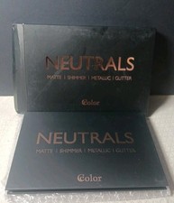Color Neutrals Eyeshadow Palette Pressed Powder Matte Shimmer Metallic Glitter