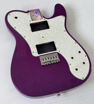 Fender Squier Telecaster Deluxe 70s Guitar Body Purple Sparkle.