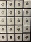 Roosevelt Dimes Mixed Dates 90% Silver Circulated Lot Of 20 Ungraded. In Holders