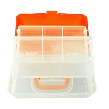 1-Storage Box Three Layer Dustproof Dampproof Good Sealing Property Folding