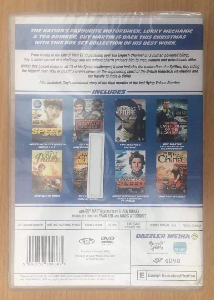 🌟GUY MARTIN🌟PROPER BOX SET🌟CH4🌟11 XDISC BOX SET🌟NEW& SEALED🌟UK🇬🇧SELLER🌟 - Image 2 of 4