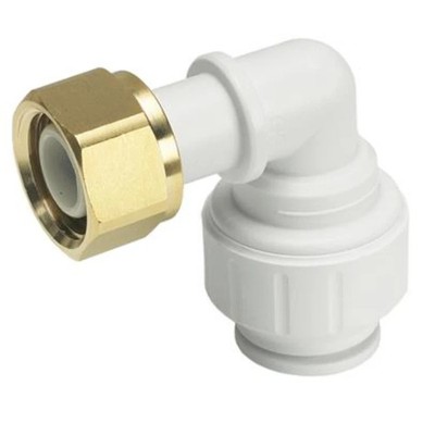 JG Speedfit 15 mm x 1/2'' Steckverbinder BSP Hahnverbinder gebogen Adapter Sanitär