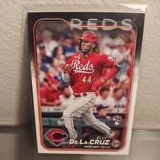 2024 Topps Update Elly De La Cruz Base Rookie Debut Rookie Card #US350 - Reds RC