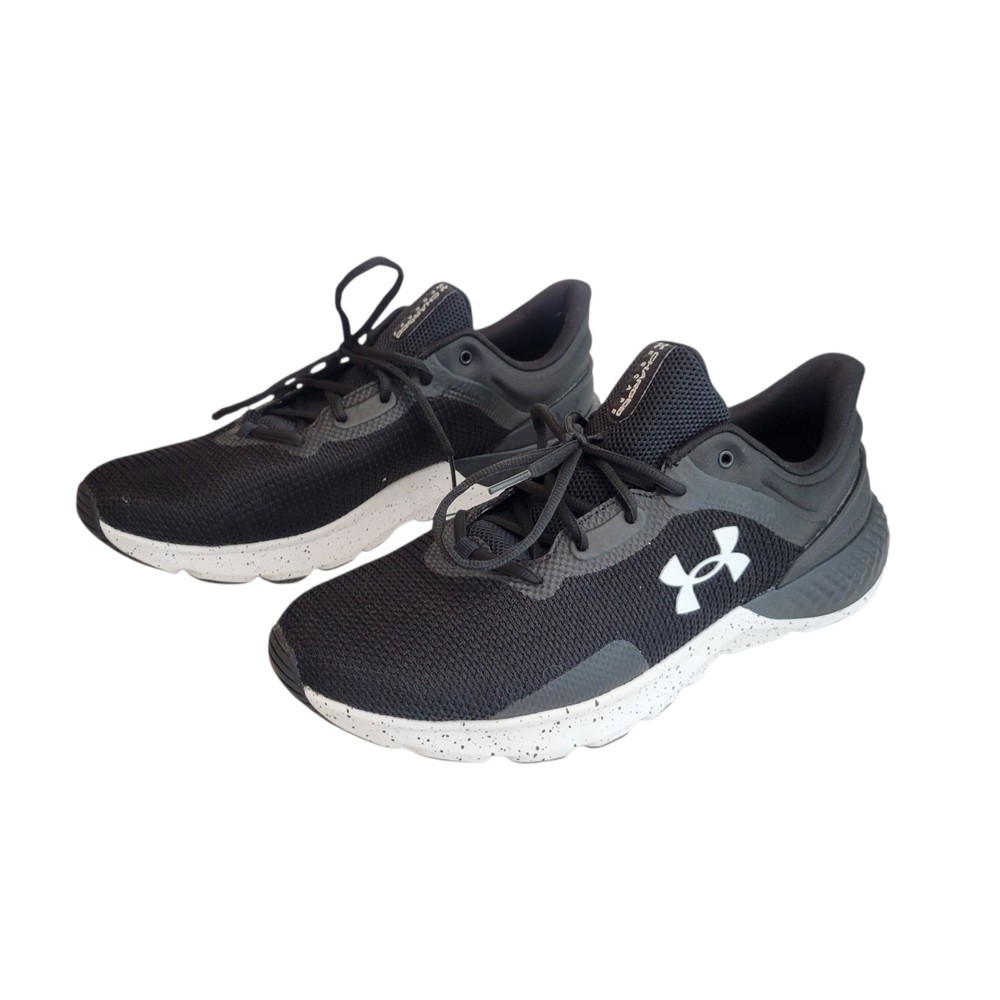 Under Armour Charged Escape 4 Running Shoes in Black White Size 13