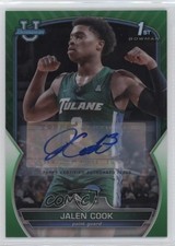 2022-23 Bowman U Chrome Prospect Green Refractor 69/99 Jalen Cook #25 Auto 1l2