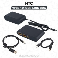 🔥 HTC VIVE (1st Gen) Link Box with Original HDMI, USB & Power Adapter | TESTED