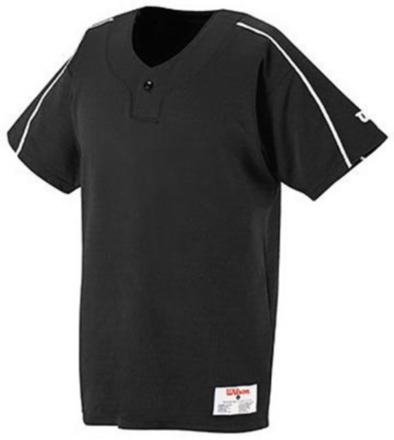 blank black baseball jersey