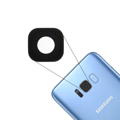 Housse d'objectif en verre pour appareil photo arrière pour Samsung Galaxy S8 S8 Plus G955 + adhésif G950 - Photo 1/5
