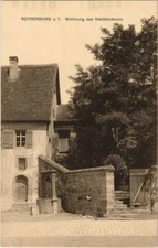 CPA AK Rothenburg- Wohnung des Stadtkirchners GERMANY (1075746)
