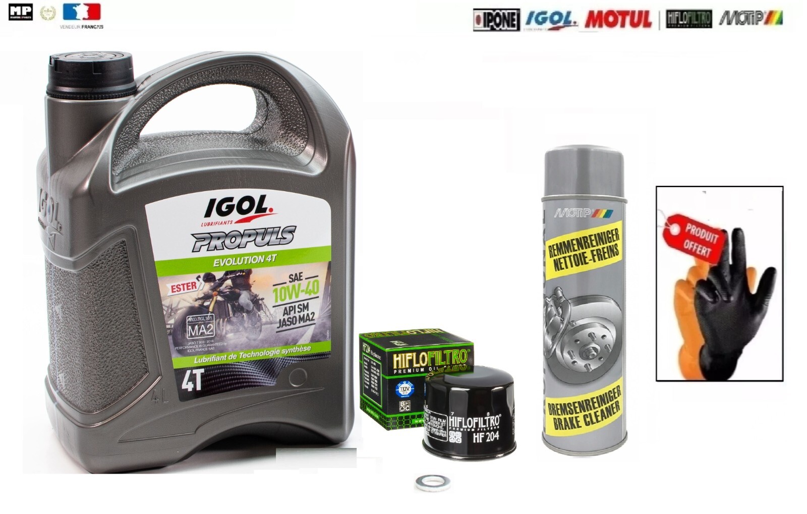 Évitez l'usure moteur de votre YAMAHA YZF-R1 1000 grâce au kit vidange IGOL PROPU