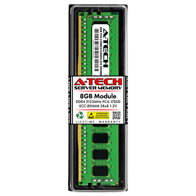 8GB DDR4 2133MHz PC4-17000 RDIMM Replacement for Dell 370-ABUN Server Memory RAM