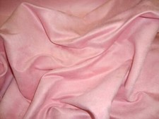 PINK Faux Micro Suede upholstery fabric Polyester upholstery drapery