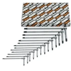 Set 6 chiavi a T torx maschio Beta 951TX/S6 da T8 a T30 mm a stelo scorrevole