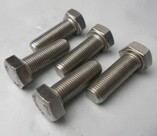 Hex Head Bolt 1/2"- 20 NF x 1-1/2" Long "5 Bolts" Stainless Steel 1/2-20x1-1/2