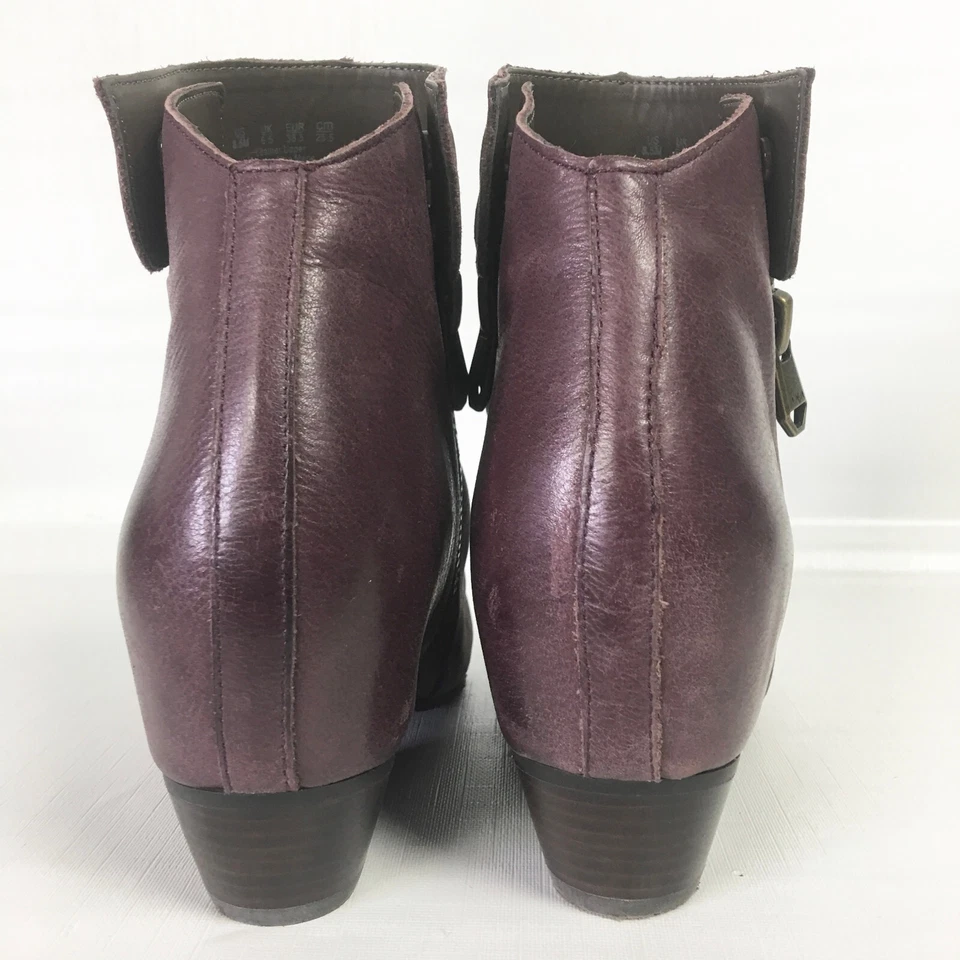 Botín de cuña oculto Naya para mujer 8,5 Fillie doble cremallera Anthropologie Foto 4 de 4