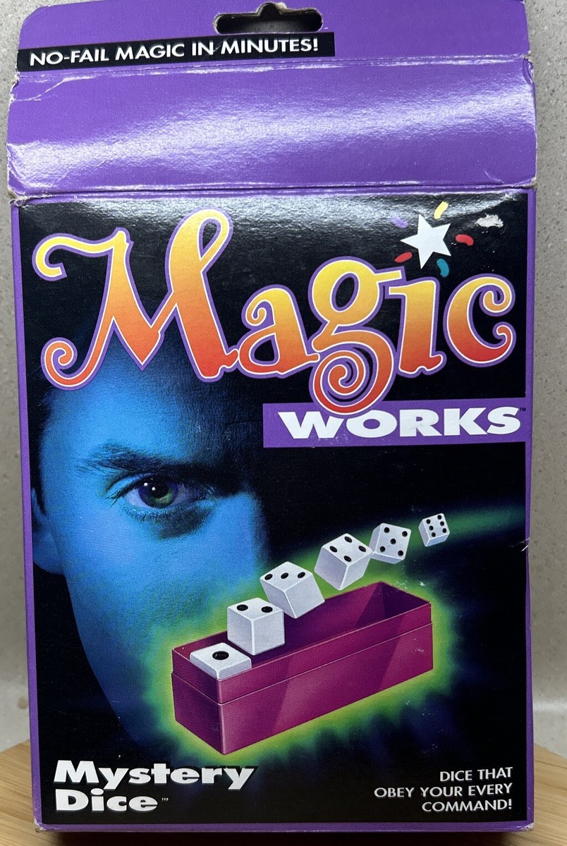 Milton Bradley ~ Magic Works Mystery Dice Magic Trick ~ Complete