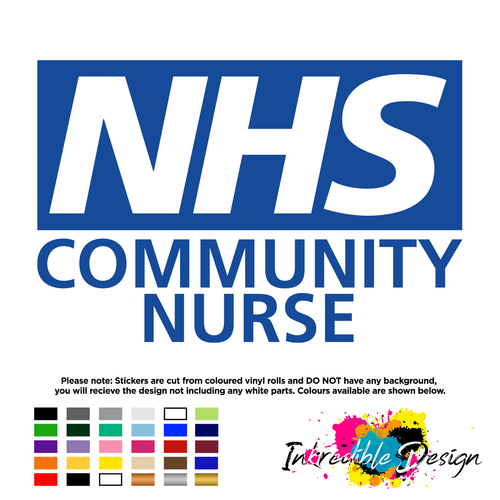NHS PROUD KEY WORKER Bumper Sticker 155mm Virus Support Charity - Foto 3