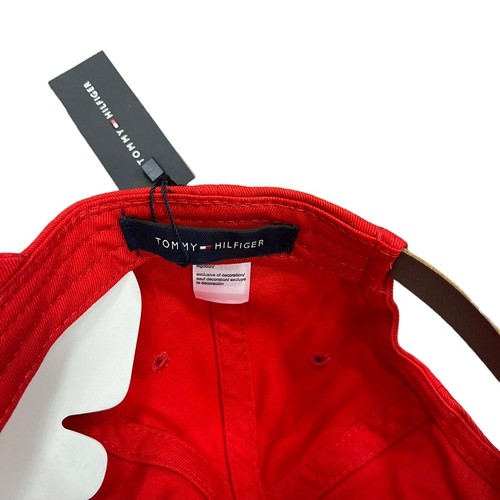 NWT Tommy Hilfiger Unisex Cotton Tommy Logo Baseball Cap Hat One Size Adjustable - Afbeelding 56 van 70