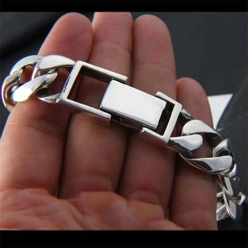 Pulsera Eagle Harley Motocicleta Exquisita Gruesa Sólida Pulsera Hombre Foto 2 de 4