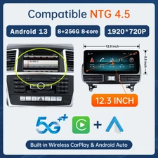 Android 13 Multimedia Screen For Mercedes Benz ML W166 GL X166 2012-2015
