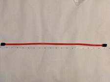 5x18" SATA 3.0 Cable SATA3 III 6GB/s Straight Serial ATA for SSD Hard Drive, Red