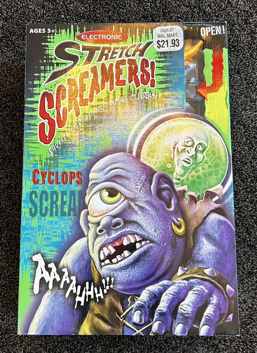 QUEST TOYS ELECTRONIC STRETCH SCREAMERS SCARY CYCLOPS
