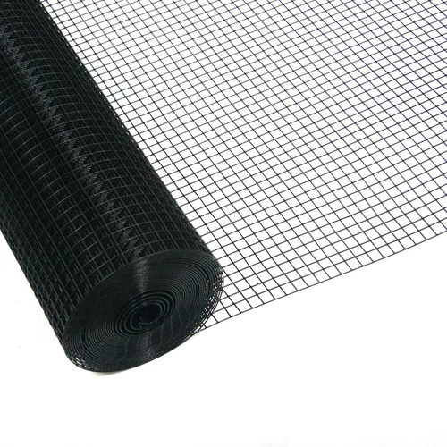 PVC coated Galvanized wire Vermin Mouse Rat Snake proof mesh 6x6mm black - Picture 9 of 13