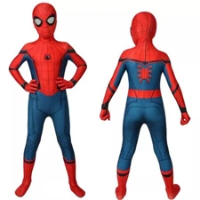 Spiderman Homecoming Costume For Kids Children Superhero Suit Fancy Dress Party