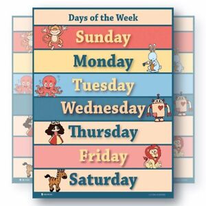 Days Of The Week Chart Free