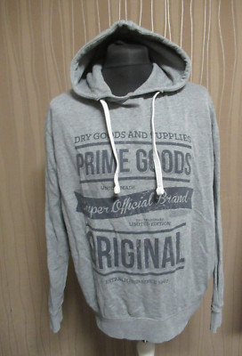 SMOG Herren Sweat Shirt Sweatshirt Kapuze grau  Gr. XL Kapuzensweat