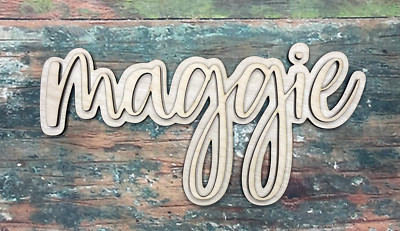 Custom Name Sign 3D, Create YourOwn, Name Cut Out, Measured By Length