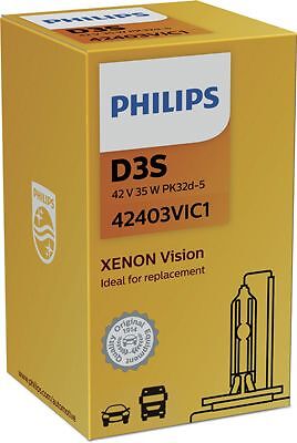 PHILIPS XENON VISION D3S (GASENTLADUNGSLAMPE) GLÜHLAMPE 42V 35W | 42403VIC1