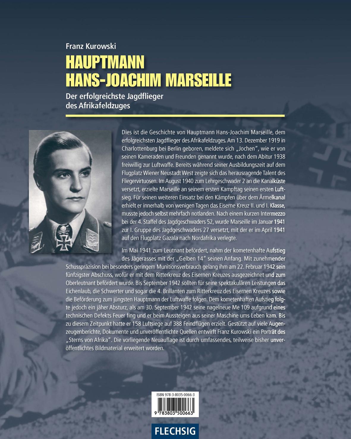 Thumbnail - Hauptmann Hans-joachim Marseille Franz Kurowski
