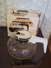 VIntage Brewmatic Coffee Pot Carafe Pyrex Glass Replacement Bunn West Bend Pot