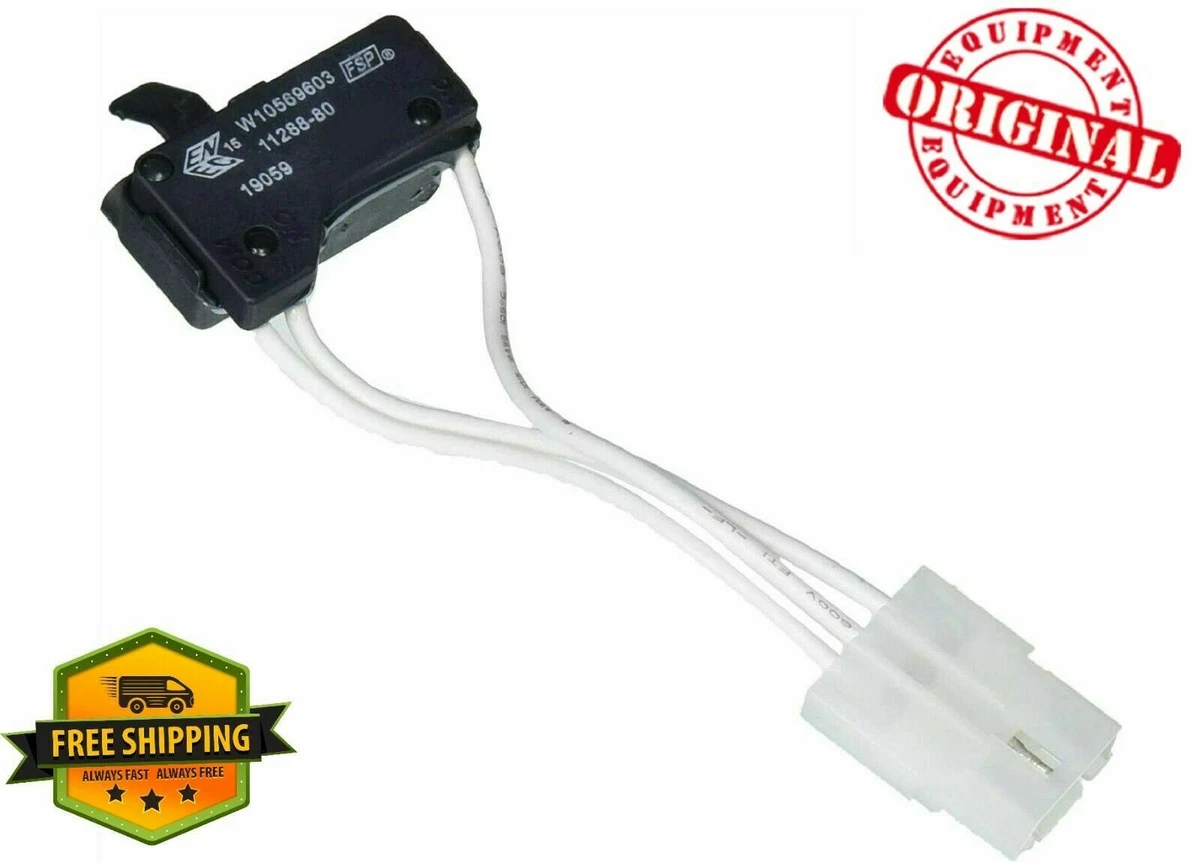 Whirlpool cabrio dryer 2024 door switch replacement