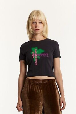 Heaven by Marc Jacobs x Kiko Kostadinov Babe Tee - Charcoal Heaven by Marc Jacobs x Kiko Kostadinov Babe Tee - Charcoal