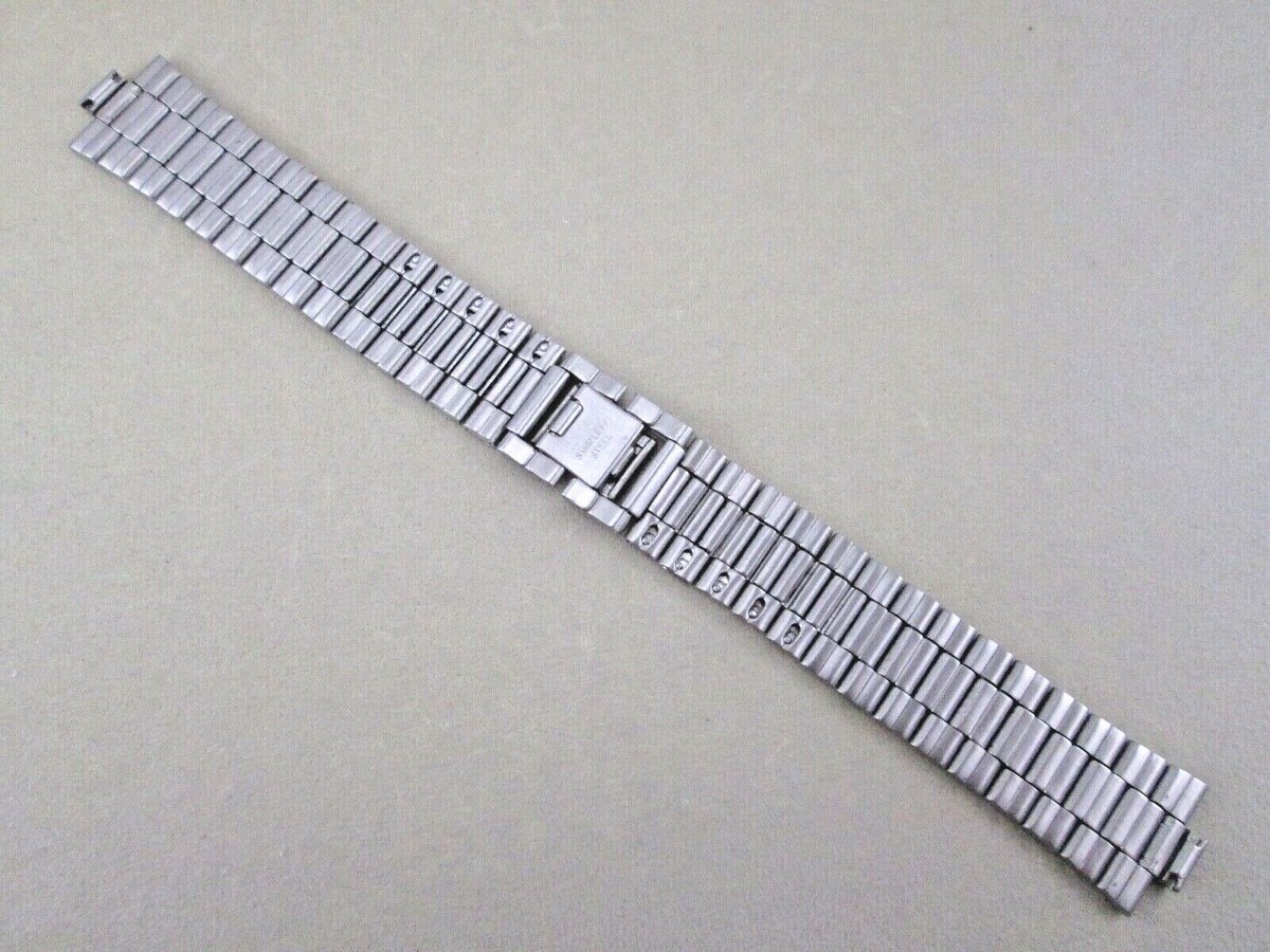 7mm 18mm lug size two 2 piece stainless steel watch band 7mm 18mm lug size two 2 piece stainless steel watch band
