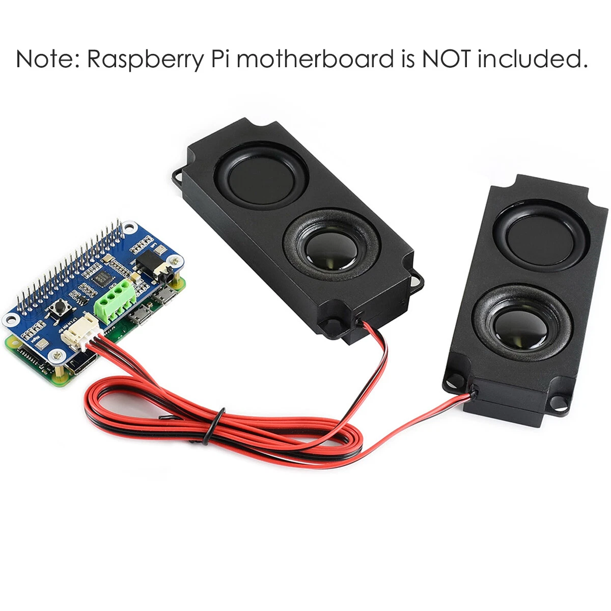 Audio Sound Expansion Speaker Kit for RPI Raspberry Pi Zero 2 W 3 Model B  Plus 4