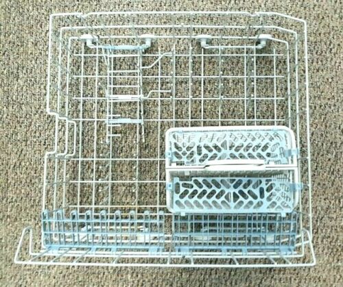 Maytag Quiet Series Dishwasher Lower Bottom Rack W10120550 W10280784 w/ Basket