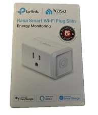 TP-Link Kasa Smart Wi-Fi Mini Plug With Energy Monitoring - White 15A KP-115 NEW