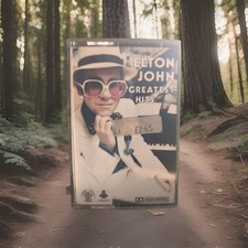 Elton John - The Greatest Hits - Cassette Tape. Play tested M346