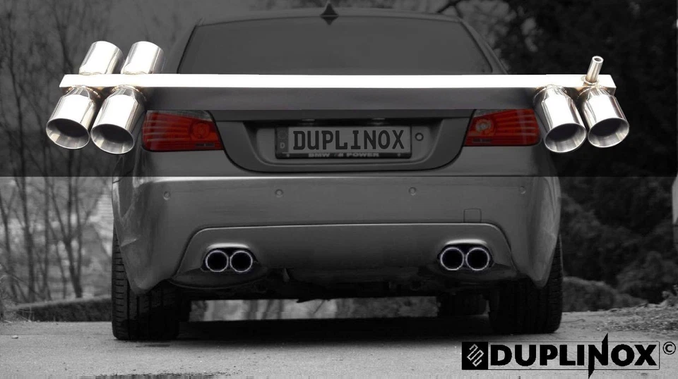 Terminale di scarico Duplinox BMW per E60 / E61 Duplex Sport ottica 540 - Immagine 2 di 4